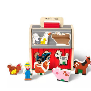 Melissa and Doug Take Along Sorting Barn NWT